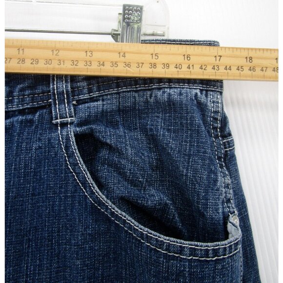 Southpole Jeans 36X29 Hip Hop Loose Baggy Y2K Denim Pants Faded Logo * - Picture 5 of 12